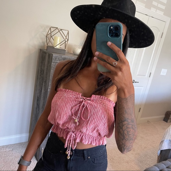 Free People Peppermint Stripe Tube Top - Picture 2 of 11